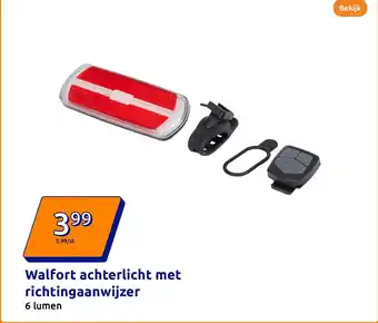 Action Walfort achterlicht met richtingaanwijzer aanbieding
