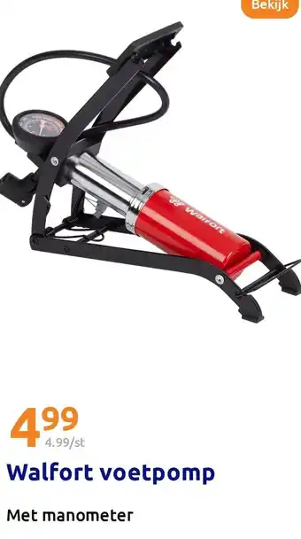 Action Walfort voetpomp aanbieding