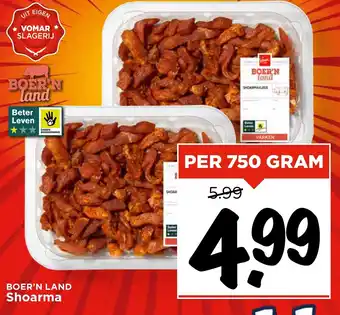 Vomar Voordeelmarkt Shoarma aanbieding