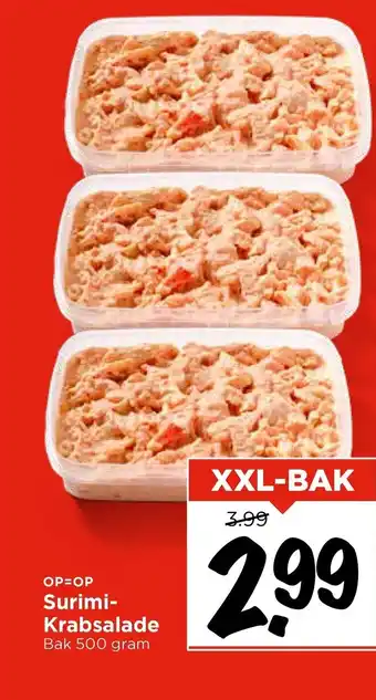 Vomar Voordeelmarkt Surimi Krabsalade aanbieding