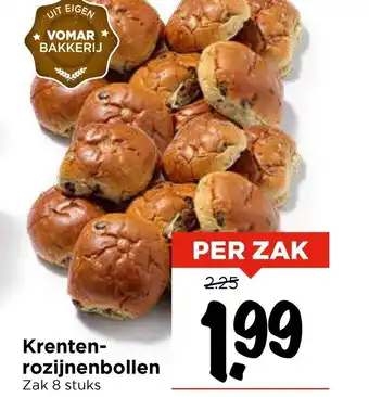 Vomar Voordeelmarkt Krenten rozijnenbollen aanbieding