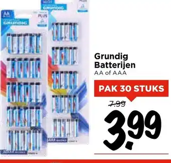 Vomar Voordeelmarkt Grundig Batterijen aanbieding