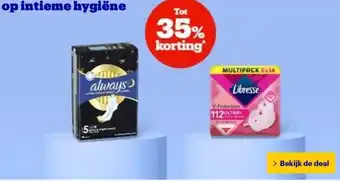 Bol.com op intieme hygiëne aanbieding