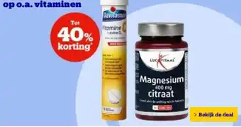 Bol.com op o.a. vitaminen aanbieding