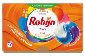 De Online Drogist Robijn Color 3-in-1 Wascapsules aanbieding