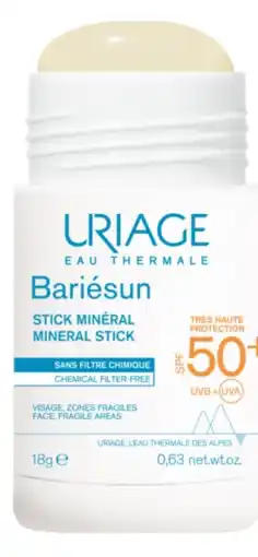 De Online Drogist Uriage Bariésun SPF50 Mineral Stick aanbieding