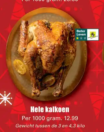 Dirk Hele kalkoen 1kg aanbieding