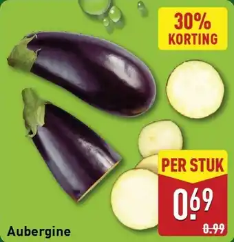ALDI Aubergine aanbieding