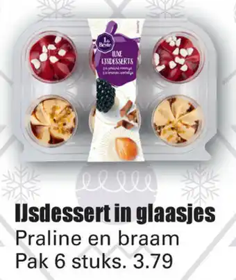 Dirk IJsdessert in glaasjes 6st aanbieding