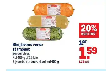 Makro Bleijlevens stamppot 400g aanbieding