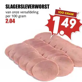 De Boerenschuur Slagersleverworst aanbieding