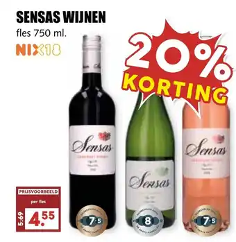 De Boerenschuur SENSAS WIJNEN aanbieding