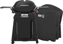 Coolblue Weber Q2800N+ met Onderstel + Weber Luxe Hoes voor Q-serie met Onderstel aanbieding