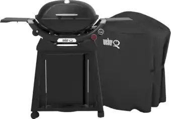 Coolblue Weber Q2800N+ met Onderstel + Weber Luxe Hoes voor Q-serie met Onderstel aanbieding