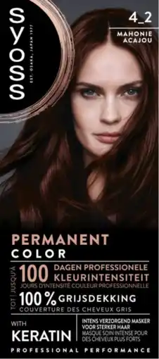 De Online Drogist Syoss Color 4-2 Mahonie aanbieding