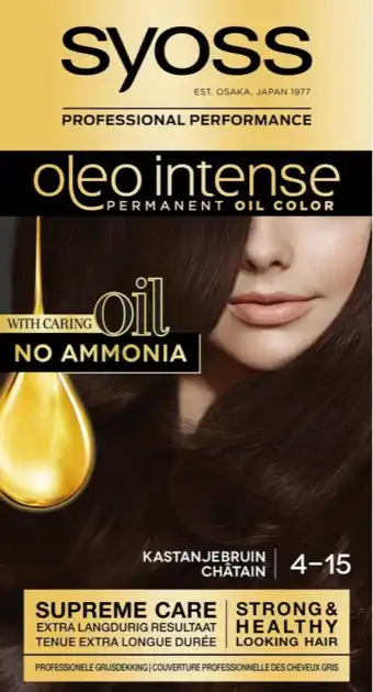 De Online Drogist Syoss Oleo Intense 4-15 Kastanjebruin aanbieding