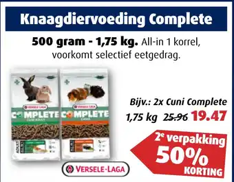 Huisdier Voordeelshop Knaagdiervoeding complete aanbieding