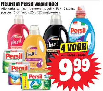 Dirk Fleuril of persil wasmiddel aanbieding