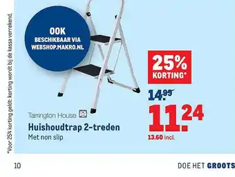 Makro Huishoudtrap 2-treden aanbieding