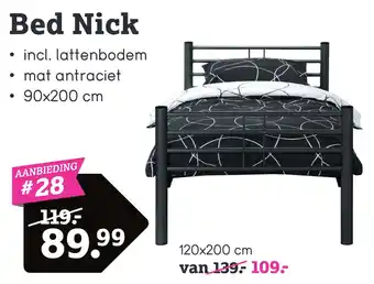 Leen Bakker Bed nick 90x200 cm aanbieding