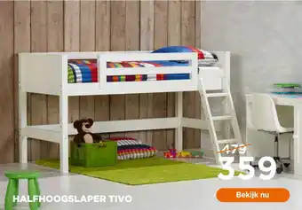 TotaalBED Halfhoogslaper tivo aanbieding