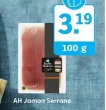 Albert Heijn AH Jamon Serrano aanbieding