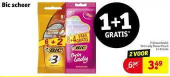 Kruidvat Bic scheer aanbieding