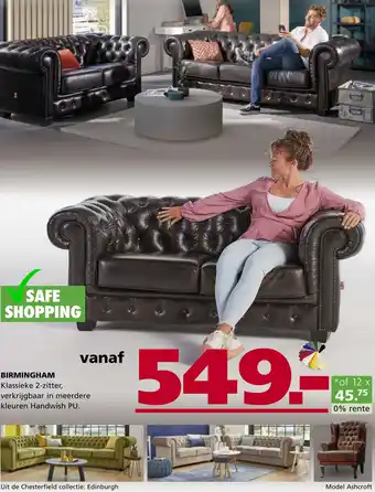 Seats and Sofas Birmingham aanbieding