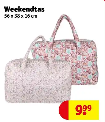 Kruidvat Weekendtas aanbieding