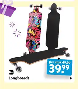 Intertoys 8+ Longboards aanbieding