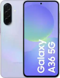 Coolblue Samsung Galaxy A36 128GB Paars 5G aanbieding