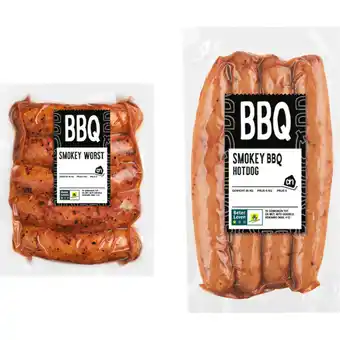 Albert Heijn AH BBQ Smokey Worst Pakket aanbieding