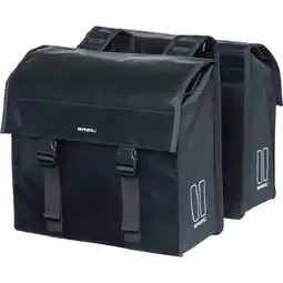 ANWB Basil Dubbele Fietstas Mara 3Xl 52 Liter Zwart aanbieding