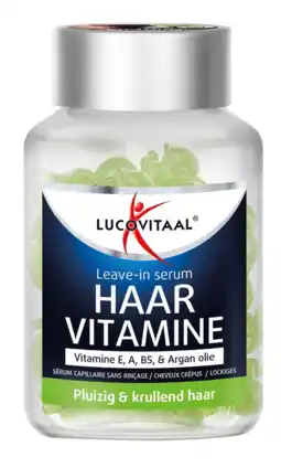De Online Drogist Lucovitaal Haarvitamine Leave-in Serum Pluizig & Krullend Haar Capsules aanbieding