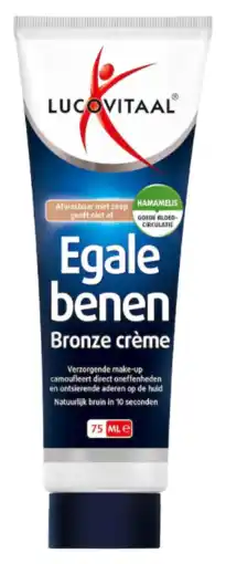 De Online Drogist Lucovitaal Egale Benen Bronze Crème aanbieding