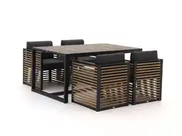 Kees Smit Bellagio Cadora 160cm dining tuinset 5-delig aanbieding