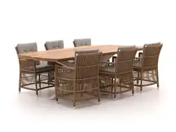 Kees Smit Manifesto Ortello/Induno Deens Ovaal 240cm dining tuinset 7-delig aanbieding