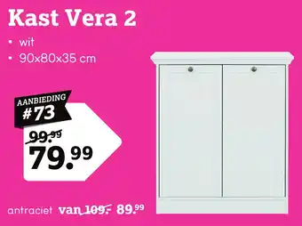 Leen Bakker Kast vera 2 aanbieding