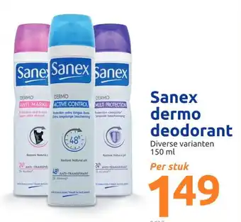 Action Sanex dermo deodorant aanbieding