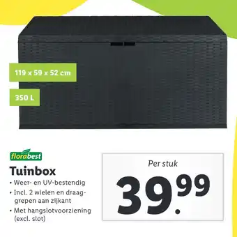 Lidl Florabest tuinbox aanbieding