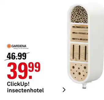 Karwei ClickUp insectenhotel aanbieding