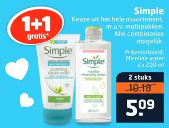 Trekpleister Alle Simple 200ml aanbieding