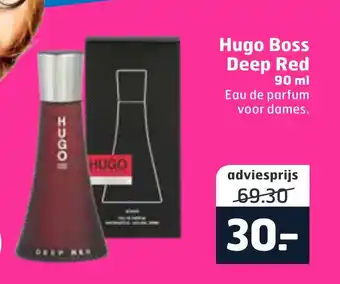 Trekpleister Hugo boss deep red 90ml aanbieding