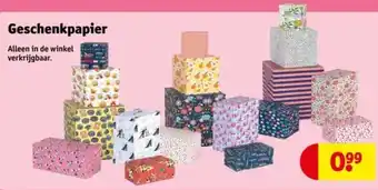 Kruidvat Geschenkpapier aanbieding