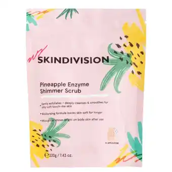 Douglas SkinDivision Pineapple Enzyme Shimmer Scrub aanbieding