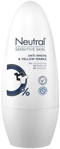 De Online Drogist Neutral Sensitive Skin Invisible Deoroller aanbieding
