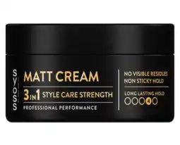 De Online Drogist Syoss Matt Cream 3in1 Style Care Hold 4 aanbieding