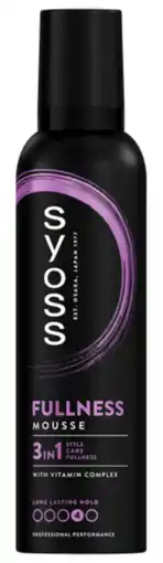 De Online Drogist Syoss Fullness Mousse Full Hair Hold 4 aanbieding