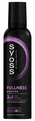 De Online Drogist Syoss Fullness Mousse Full Hair Hold 4 aanbieding