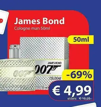 Die Grenze James Bond Cologne Man 50ml aanbieding